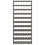 Solid gray pine wood wine rack for 77 bottles by , Wine racks - Ref: Foro24-373383, Price: 65,96 €, Discount: %