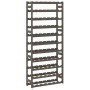 Flaschenregal für 77 Flaschen massives Kiefernholz grau von , Weinregale - Ref: Foro24-373383, Preis: 69,76 €, Rabatt: %