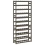 Solid gray pine wood wine rack for 77 bottles by , Wine racks - Ref: Foro24-373383, Price: 65,96 €, Discount: %