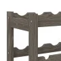 Solid gray pine wood wine rack for 77 bottles by , Wine racks - Ref: Foro24-373383, Price: 65,96 €, Discount: %