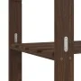Solid pine wood 3-level shelf in brown, 80x38x90 cm by , Industrial shelving - Ref: Foro24-373397, Price: 47,71 €, Discount: %