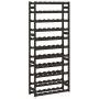 Solid black pine wood wine rack for 77 bottles by , Wine racks - Ref: Foro24-373405, Price: 77,21 €, Discount: %