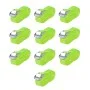 Straps 10 units fluorescent green 0.25 T 5 mx 25 mm by vidaXL, Tie down straps - Ref: Foro24-142664, Price: 29,20 €, Discount: %