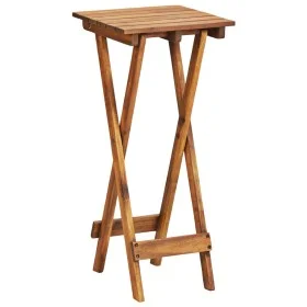 Solid acacia wood plant stand 30x30x67 cm by , Pot stands - Ref: Foro24-46559, Price: 34,96 €, Discount: %