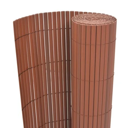Valla de jardín de doble cara marrón PVC 90x300 cm de vidaXL, Paneles de vallas - Ref: Foro24-43625, Precio: 40,05 €, Descuen...