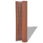 Brauner doppelseitiger Gartenzaun aus PVC 90x300 cm von vidaXL, Zaunpaneele - Ref: Foro24-43625, Preis: 41,09 €, Rabatt: %