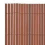 Valla de jardín de doble cara marrón PVC 90x300 cm de vidaXL, Paneles de vallas - Ref: Foro24-43625, Precio: 40,05 €, Descuen...