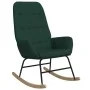 Dark Green Fabric Rocking Chair by , Rocking chairs - Ref: Foro24-341258, Price: 123,66 €, Discount: %