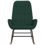Dunkelgrüner Stoffschaukelstuhl von , Schaukelstühle - Ref: Foro24-341258, Preis: 125,14 €, Rabatt: %
