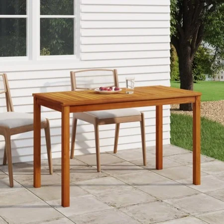 Solid acacia wood garden table 110x55x67 cm by , Garden tables - Ref: Foro24-319718, Price: 126,43 €, Discount: %