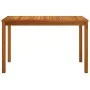Solid acacia wood garden table 110x55x67 cm by , Garden tables - Ref: Foro24-319718, Price: 126,43 €, Discount: %