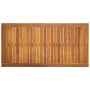 Solid acacia wood garden table 110x55x67 cm by , Garden tables - Ref: Foro24-319718, Price: 126,43 €, Discount: %