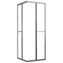 Cabina de ducha ESG esmerilado negro 70x70x180 cm de , Puertas de ducha - Ref: Foro24-151855, Precio: 255,09 €, Descuento: %