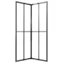 Cabina de ducha ESG esmerilado negro 70x70x180 cm de , Puertas de ducha - Ref: Foro24-151855, Precio: 255,09 €, Descuento: %