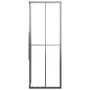 Cabina de ducha ESG esmerilado negro 70x70x180 cm de , Puertas de ducha - Ref: Foro24-151855, Precio: 255,09 €, Descuento: %