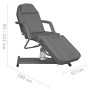 Gray massage table 180x62x(87-112) cm by , massage tables - Ref: Foro24-110266, Price: 470,98 €, Discount: %