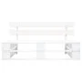 White wooden garden pallet bench by , garden benches - Ref: Foro24-45759, Price: 96,36 €, Discount: %