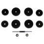 Juego de mancuernas 15 kg de , Peso libre - Ref: Foro24-90268, Precio: 49,13 €, Descuento: %