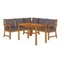 Juego comedor de jardín 4 pzas con cojines madera maciza acacia de , Conjuntos de jardín - Ref: Foro24-3154963, Precio: 565,7...