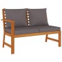 Garden dining set 4 pieces with solid acacia wood and cushions by , Garden sets - Ref: Foro24-3154963, Price: 561,98 €, Disco...