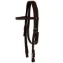 Western saddle, bridle and real leather breastplate 17" brown by vidaXL, Frames - Ref: Foro24-91349, Price: 231,42 €, Discoun...