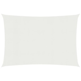 White HDPE sail awning 160 g/m² 2.5x3.5 m by , Umbrellas - Ref: Foro24-311233, Price: 29,46 €, Discount: %
