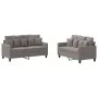 Sofa set with cushions 2 pieces taupe gray fabric by , Sofas - Ref: Foro24-3201655, Price: 418,56 €, Discount: %
