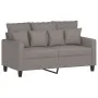 Sofa set with cushions 2 pieces taupe gray fabric by , Sofas - Ref: Foro24-3201655, Price: 418,56 €, Discount: %