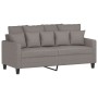 Sofa set with cushions 2 pieces taupe gray fabric by , Sofas - Ref: Foro24-3201655, Price: 425,71 €, Discount: %