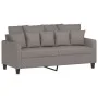 Sofa set with cushions 2 pieces taupe gray fabric by , Sofas - Ref: Foro24-3201655, Price: 418,56 €, Discount: %