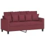 Sofa set with cushions 3 pieces red fabric by , Sofas - Ref: Foro24-3201662, Price: 407,17 €, Discount: %