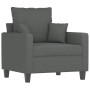 Sofa set with cushions 4 pieces dark gray fabric by , Sofas - Ref: Foro24-3201641, Price: 652,76 €, Discount: %