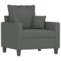 Sofa set with cushions 4 pieces dark gray fabric by , Sofas - Ref: Foro24-3201641, Price: 642,41 €, Discount: %