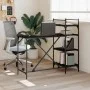 Escritorio para ordenador con estantes negro 120x47x109 cm de , Escritorios - Ref: Foro24-836213, Precio: 69,21 €, Descuento: %