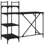 Computertisch mit Regalen schwarz 120x47x109 cm von , Schreibtische - Ref: Foro24-836213, Preis: 70,11 €, Rabatt: %