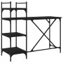 Escritorio para ordenador con estantes negro 120x47x109 cm de , Escritorios - Ref: Foro24-836213, Precio: 69,21 €, Descuento: %
