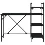 Escritorio para ordenador con estantes negro 120x47x109 cm de , Escritorios - Ref: Foro24-836213, Precio: 69,21 €, Descuento: %