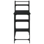 Computer desk with shelves black 120x47x109 cm by , Desks - Ref: Foro24-836213, Price: 70,03 €, Discount: %