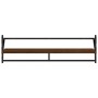 Wall shelves with bars 6 pcs oak brown engineered wood by , Shelves and shelves - Ref: Foro24-836272, Price: 72,70 €, Discoun...