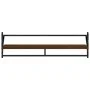 Wall shelves with bars 6 pcs oak brown engineered wood by , Shelves and shelves - Ref: Foro24-836272, Price: 69,77 €, Discoun...