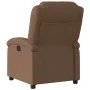 Sillón reclinable de tela marrón de , Sillones - Ref: Foro24-371755, Precio: 200,67 €, Descuento: %