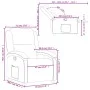 Sillón reclinable de tela marrón de , Sillones - Ref: Foro24-371755, Precio: 200,67 €, Descuento: %