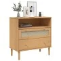 SENJA Sideboard Rattanoptik braunes Kiefernholz 80x40x80 cm von , Sideboards - Ref: Foro24-358019, Preis: 93,57 €, Rabatt: %