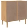 SENJA Sideboard Rattanoptik braunes Kiefernholz 80x40x80 cm von , Sideboards - Ref: Foro24-358019, Preis: 93,57 €, Rabatt: %