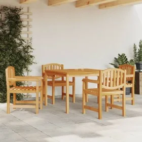 5-teiliges Garten-Essset aus massivem Teakholz von , Gartensets - Ref: Foro24-3157926, Preis: 665,94 €, Rabatt: %