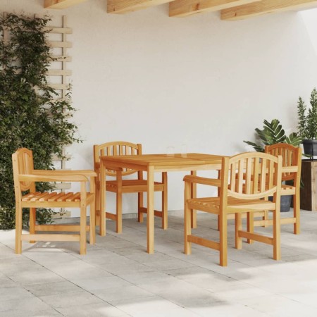 5-piece garden dining set solid teak wood by , Garden sets - Ref: Foro24-3157926, Price: 690,69 €, Discount: %