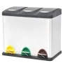 Recycling and trash bin with stainless steel pedal 24 L by vidaXL, Garbage cans and trash cans - Ref: Foro24-50601, Price: 10...