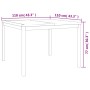 5-piece garden dining set solid teak wood by , Garden sets - Ref: Foro24-3157926, Price: 690,69 €, Discount: %