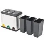 Recycling und Mülleimer mit Pedal Edelstahl 24 L von vidaXL, Mülltonnen und Mülltonnen - Ref: Foro24-50601, Preis: 106,73 €, ...
