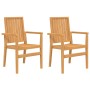 Garten-Essgruppe 3-teilig aus massivem Teakholz von , Gartensets - Ref: Foro24-3157911, Preis: 536,76 €, Rabatt: %